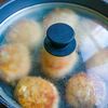 水切り不要!豆腐ハンバーグのさっぱりオニぽんソースの工程3