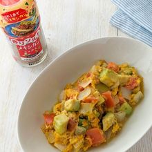 香りソルトで味付け簡単!メキシカンスクランブルエッグ