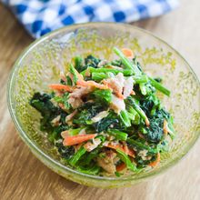 食べ応え副菜!ほうれん草のツナマヨサラダ