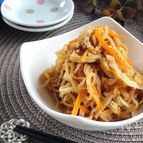 レンジで簡単☆切り干し大根の煮物。