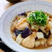 鶏むね肉と茄子と長芋のみぞれ煮
