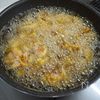 カレー風味の鶏の塩から揚げの工程3