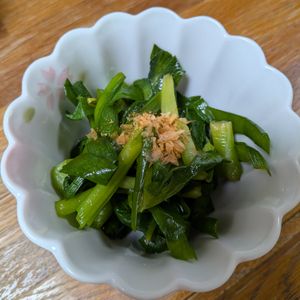 れいかの作ってみた!投稿(さっぱりだけじゃない　優しいニラのおひたし)
