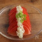 簡単オニオンドレッシング♪トマトと玉ねぎのサラダ