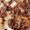 鶏皮坊主の作ってみた!投稿(『豚ごぼうと厚揚げのカレーきんぴら』ご飯が進む☆お弁当にも♪)