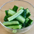 お弁当にも！子供も大好き胡瓜の白出汁漬け