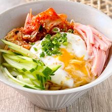【暑い日に食べたい♡】卵とろとろ♡ビビンそうめん