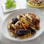 牛こまとナスのプルコギ