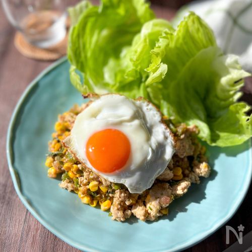 フライパン一つ◎コクうま【夏野菜たっぷり和風ガパオ】