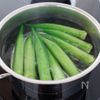 『豚肉とオクラのとろたま甘辛炒め』たれが絡む♪ご飯が進む‼︎の工程1