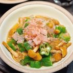 【オクラとなめこの おろし和え】毎日食べたい腸活副菜♪