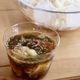 薬味たっぷり！たんぱく質も取れる鯖缶と梅の素麺