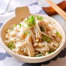 食材１つ！簡単節約『うま味☆えのきだけナムル』