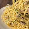 【ワンパン肉にらパスタ】フライパンひとつ!旨みたっぷり簡単の工程3
