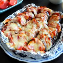 【とろ〜り♡茄子とベーコンのチーズ焼き】トースターで簡単！