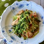 鶏むね肉と豆苗の中華和え【作りおき】 