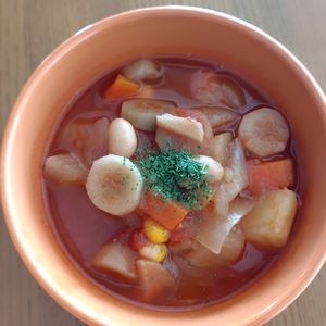 かめちゃん🐢の作ってみた!投稿(【お野菜たっぷりミネストローネ】具だくさんヘルシー♪)