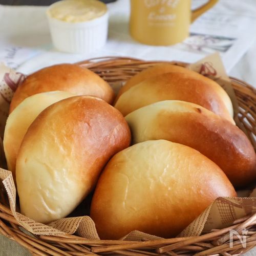 中種法で作る!万能菓子生地で『クリームパン』