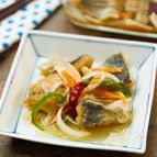 本当に美味しい アジの南蛮漬け　少ない油でOK！