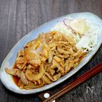 やっぱり脂身が美味しい「豚バラ肉の生姜焼き」