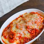 ヘルシー豆腐ミートグラタン