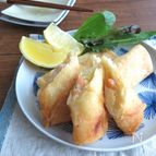 さっぱり爽やか☆春野菜とえびのレモンクリーム春巻き