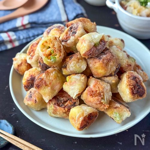 【にんじん枝豆チーズライスペーパーチキン】節約/かさまし