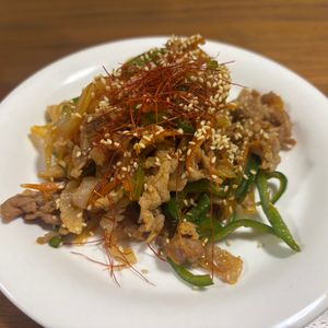 こむぎの作ってみた!投稿(甘辛でご飯がすすむ！豚こまプルコギ風炒め)