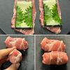 【豚肉の海苔しそチーズ巻き天ぷら】おうち居酒屋メニュー♪の工程2
