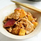 ごはんが進む甘辛だれ "豚肉とさつまいもの甘辛味噌炒め"