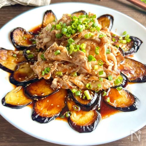 焼くだけ簡単！タレが絶品【焼きなすよだれ豚】家族が爆食べ♪