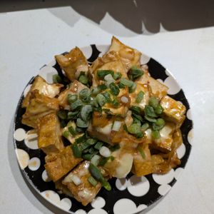 もあの作ってみた!投稿(厚揚げ豆腐とキムチのやみつきチーズ焼き)