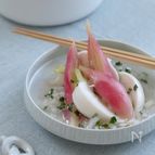 みょうがとかぶの玉ねぎマリネ