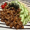 楽ラク手抜キッチン🐶🐾の作ってみた!投稿(豚ひき肉を具材に！いつもとひと味違う冷やし中華)
