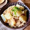 レンジで8分！ほっくり味しみ♪【長芋のそぼろ煮】