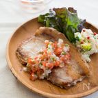 ポークソテー  フレッシュトマトソース