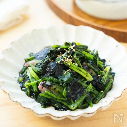 ほうれん草の海苔あえ