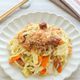 焼き鳥缶で簡単♡焼きうどん