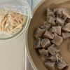 【レンコンとこんにゃくの旨だし明太子炒め】ごまの風味！激旨♪の工程1
