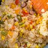 とうもろこしが主役!炊飯器ケチャップライス|オムライスにもの工程4