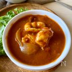 煮込み短時間！トマチキスープカレー