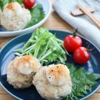 全粒粉で糖質オフ☆れんこん入り豆腐ハンバーグ