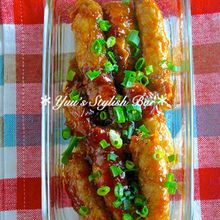 お弁当にも入れやすい♡『豚ロールのはちみつ生姜焼き』