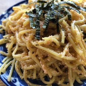 シュウツマ　の作ってみた!投稿(マヨネーズふた回しで旨い「明太スパゲッティ」)