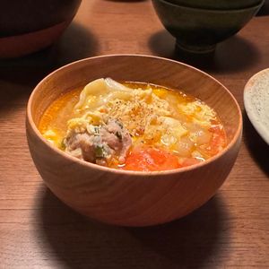 ariaの作ってみた!投稿(【トマトと玉ねぎのふわたま中華スープ】パパッと作れて絶品！)