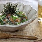 まぐろとねばねば和え、梅風味