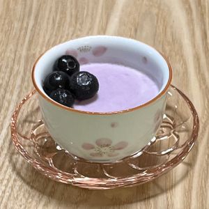 キャピタンの作ってみた!投稿(ブルーベリーのヨーグルトアイス。)