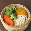 絶品ごまだれと鮭と野菜のせいろ蒸しの工程1