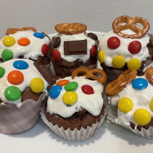mi♡の作ってみた!投稿(ホットケーキミックスで簡単！「マシュマロチョコマフィン」)
