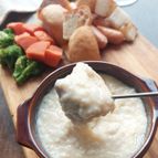 長芋と豆乳のチーズフォンデュ【脂質オフ・かさ増し】